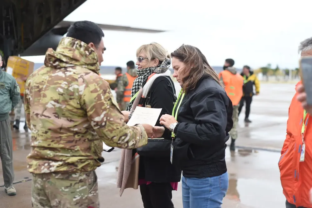LLego cargamento del Gobierno Nacional para familias afectadas por el temporal
