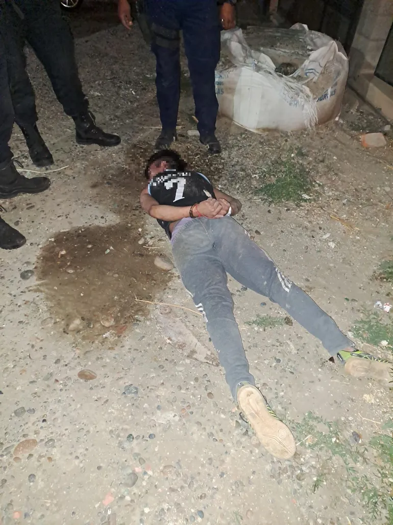 Delincuente detenido luego de la pelea