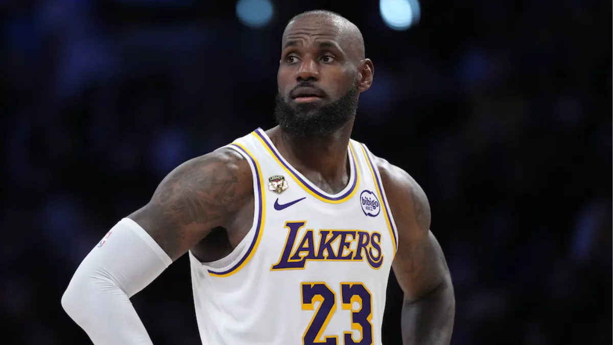 LeBron James. (Kirby Lee-Imagn Images)