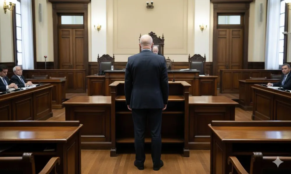 Imágen ilustrativa de Espert frente a la justicia generada digitalmente por LA17