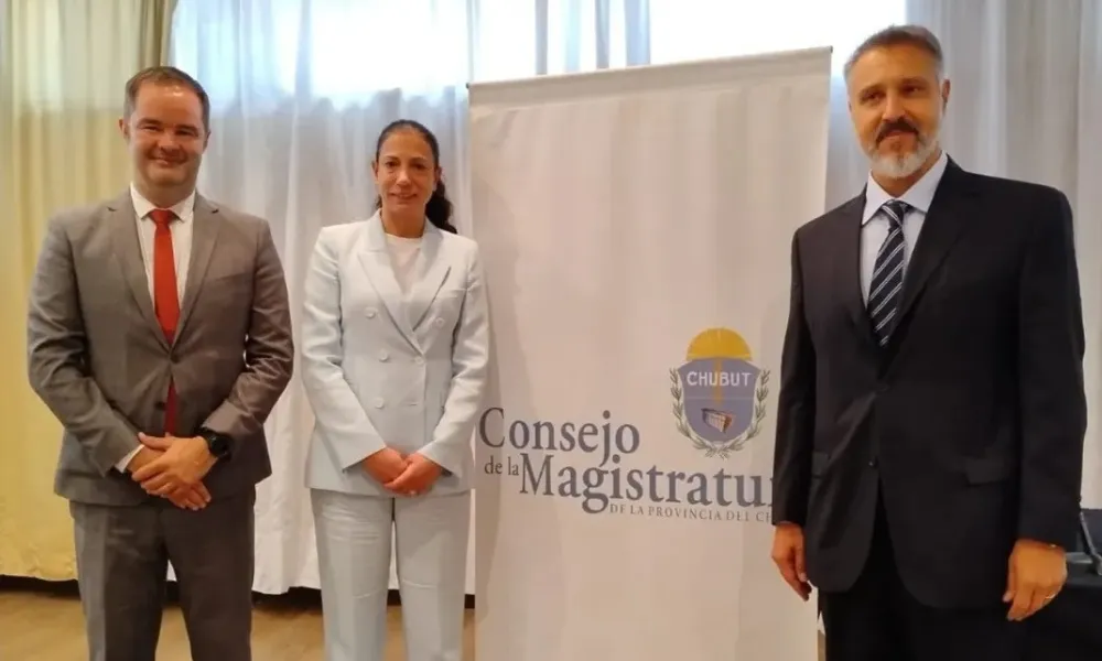 Diego Saco, Marcelo Jones y María Marra 