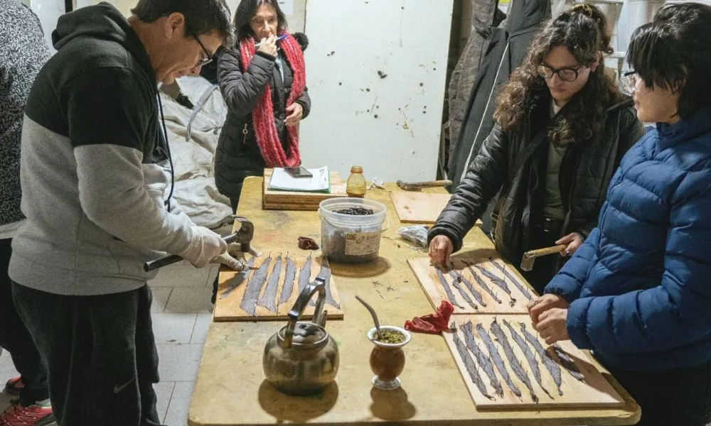 Taller piel de pescado