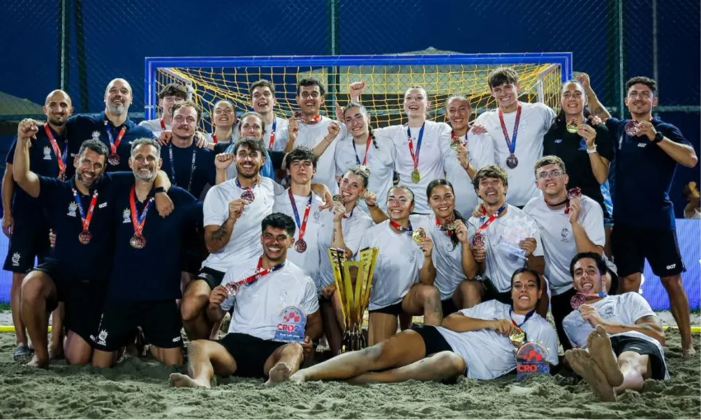 El seleccionado femenino de beach handball derrotó a Dinamarca en la final disputada en Croacia.