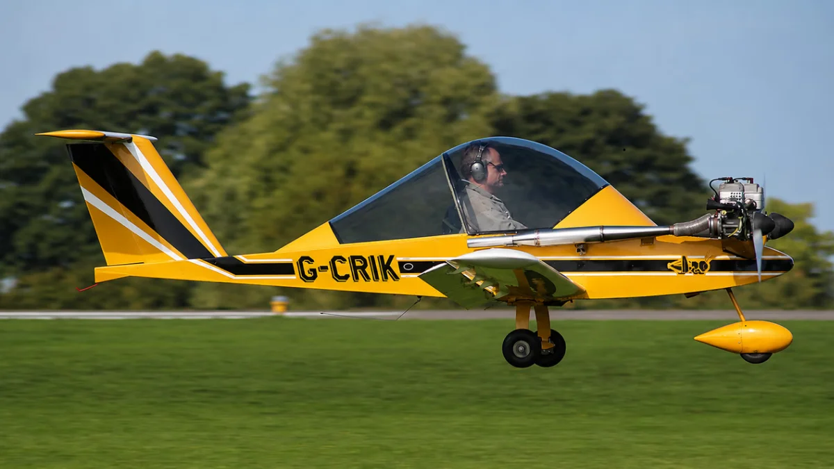 El avión bimotor Colomban Cri-Cri fue construído el los años ´70 y sigue más vigente que nunca. Foto Agencia NA (Wikipedia)