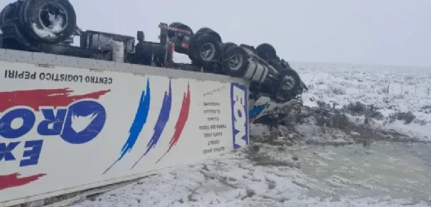 camion volcado