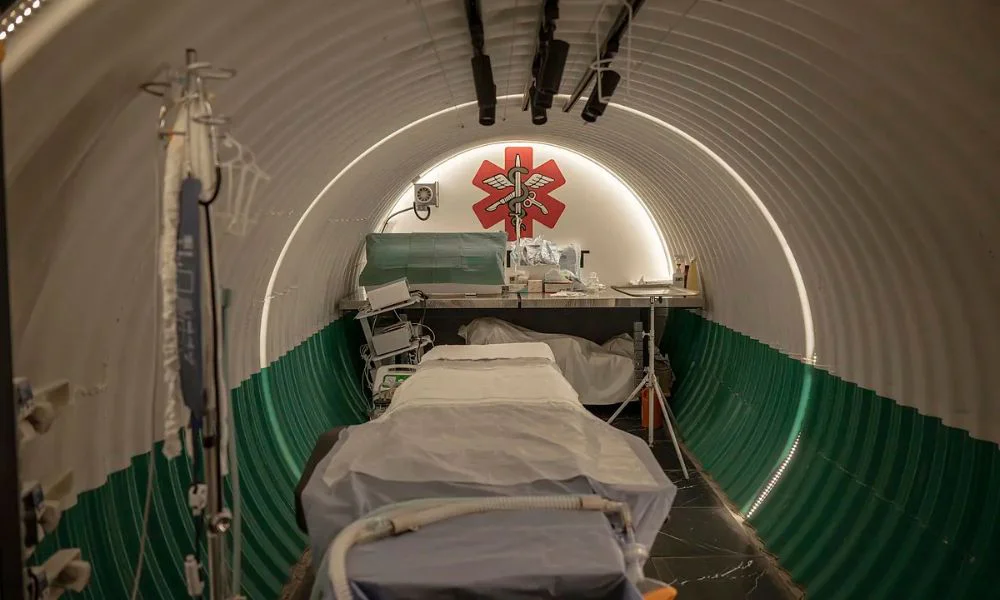 Trasladaron un hospitala un búnker subterráneo Foto Facultad Ingeniería del Ejército
