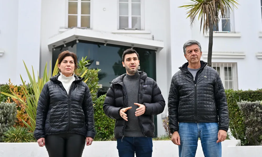 Ana Clara Romero, Ignacio Torres y Gustavo Menna