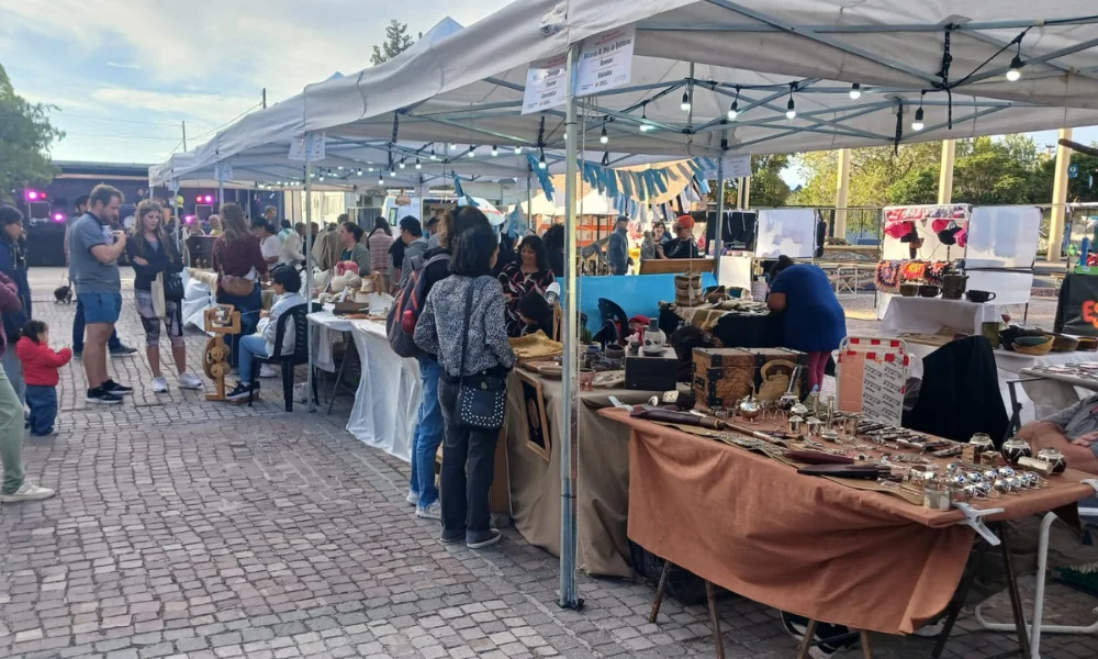 Encuentro de artesanos en Rawson
