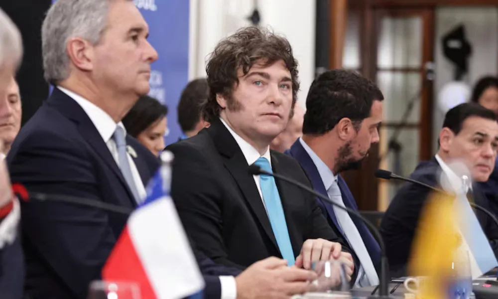 Milei en la cumbre del Mercosur