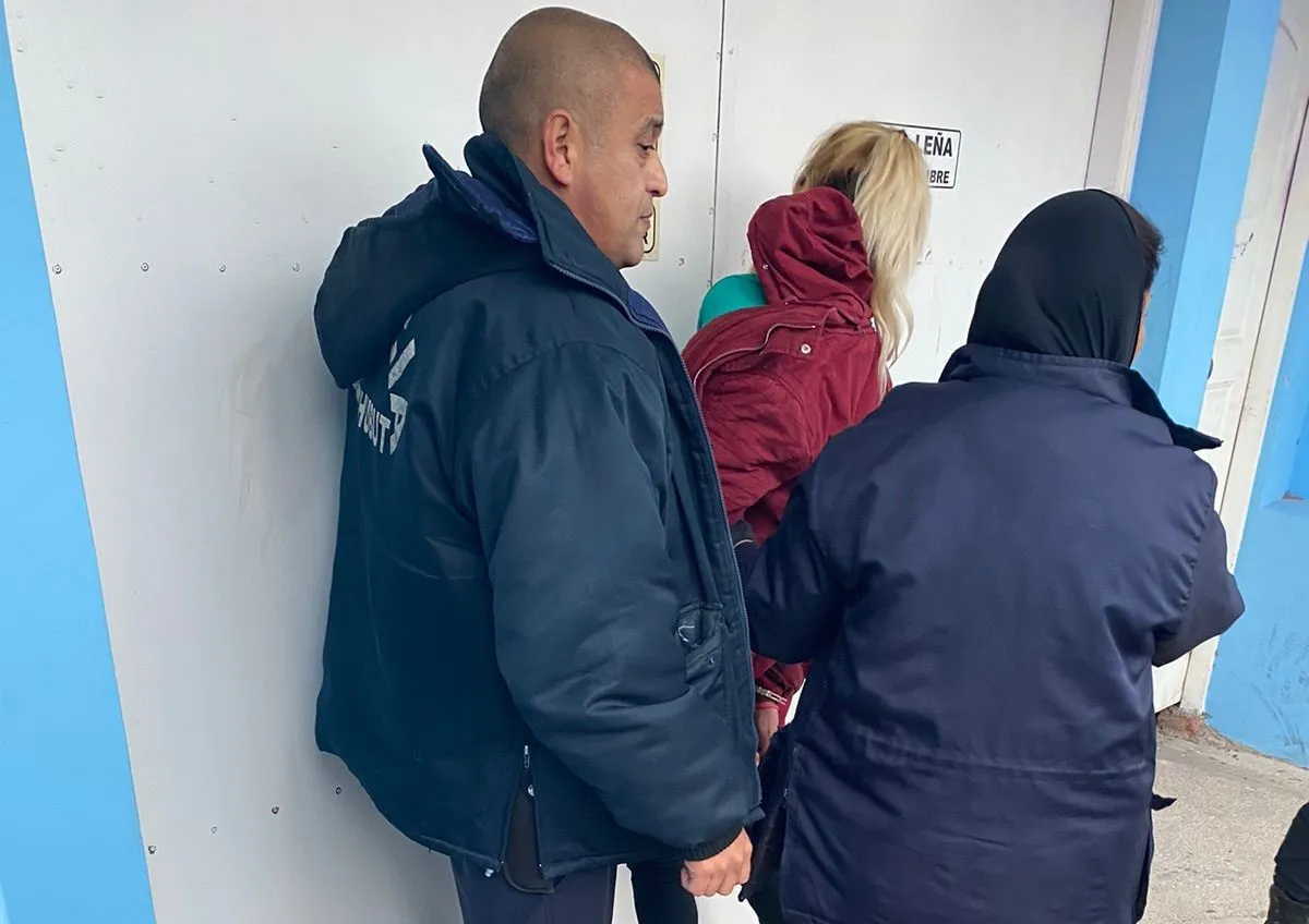 mujer detenida