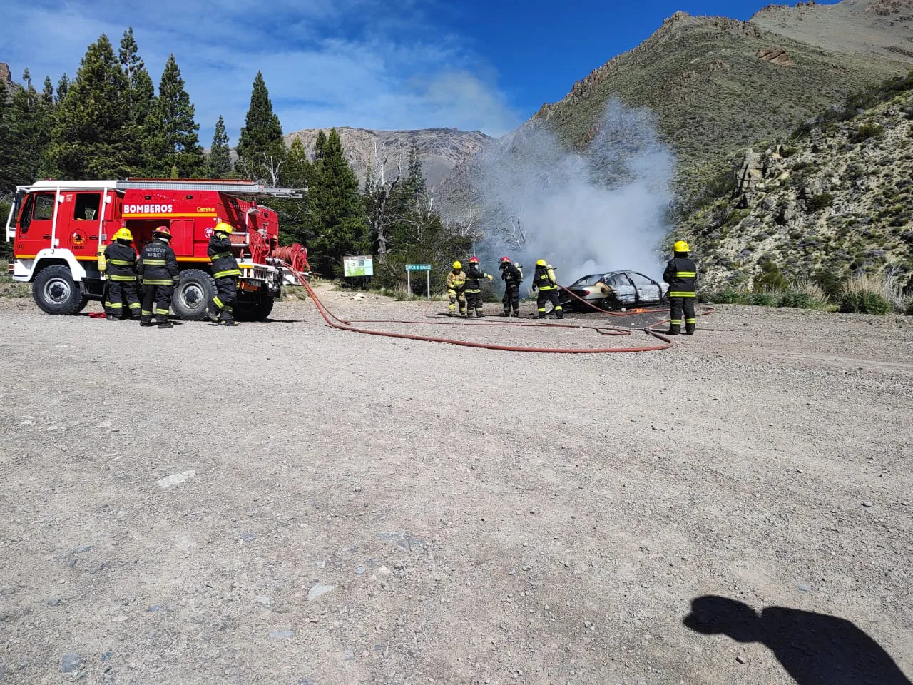 Incendio Vehículo Incendio Vehículo