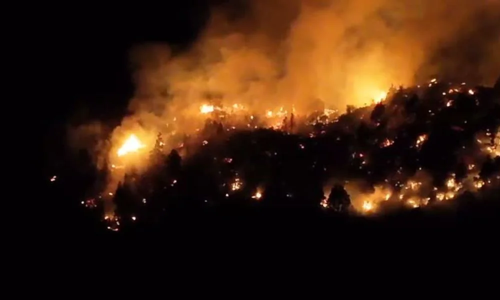 Incendio en Los Cipreses