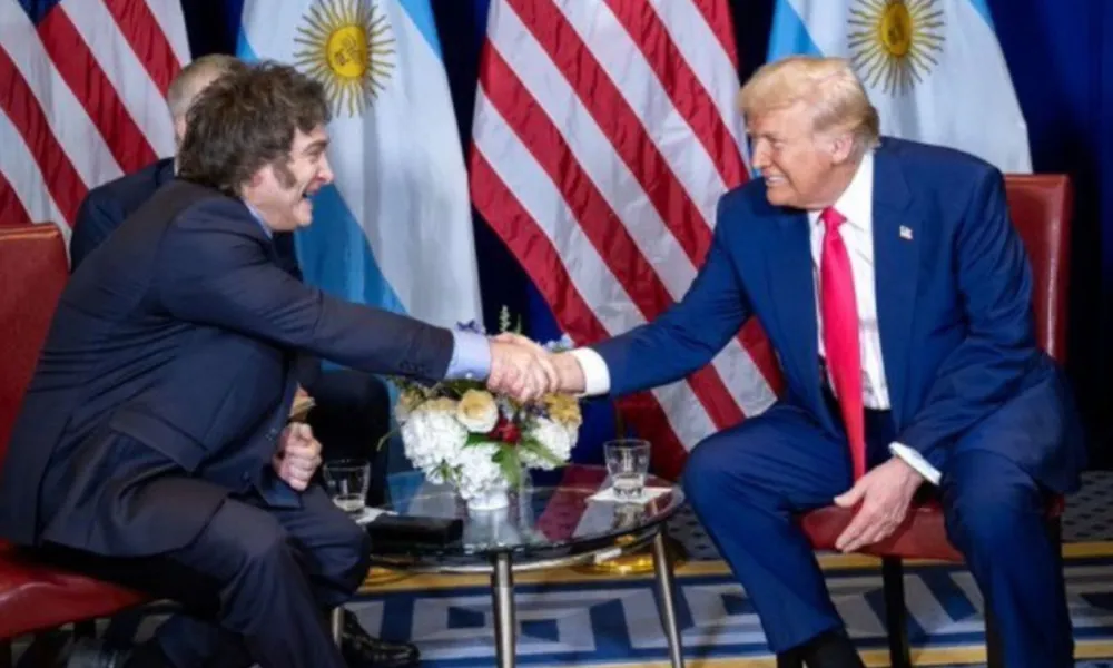 Javier Milei y Donald Trump en la CPAC