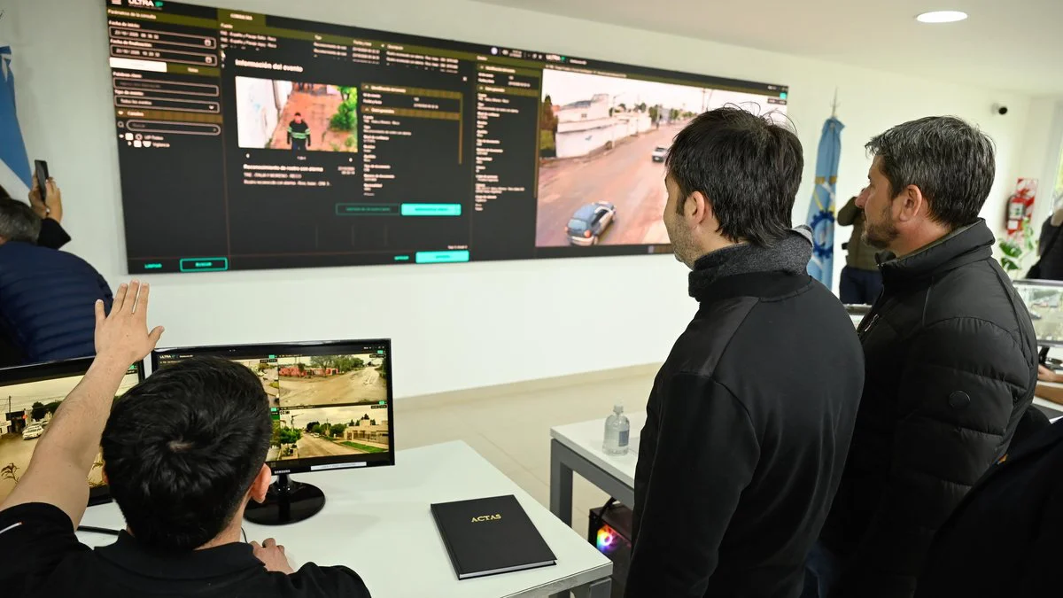 Nuevo sistema de videovigilancia en Trelew