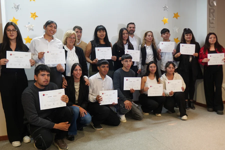graduación de la segunda edición del Centro Pescar en Trelew