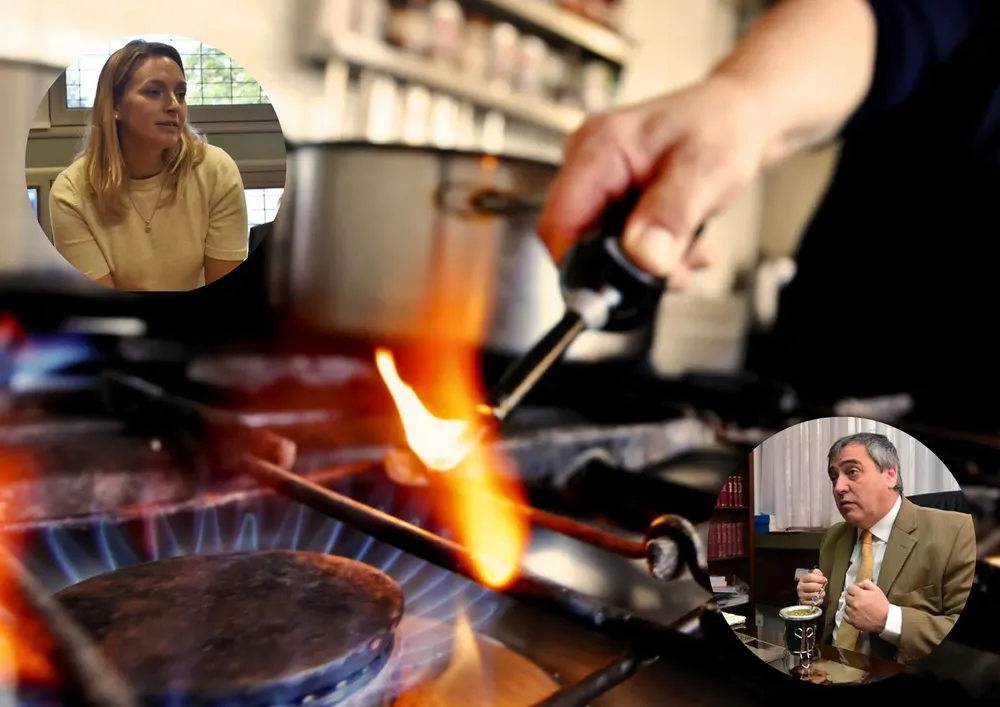 Hugo Sastre y Claudia Bard por el amparo del gas en Chubut
