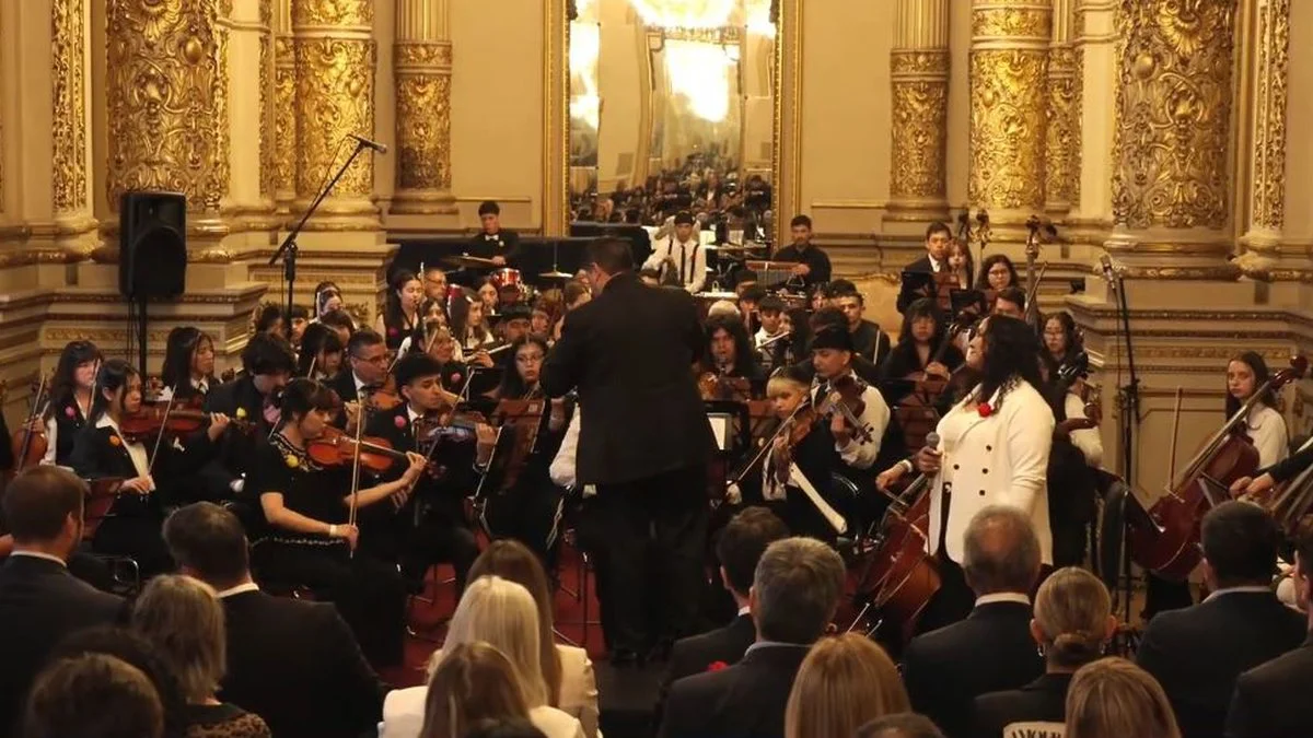 Orquesta del Barrio Inta en el Colón Captura de pantalla