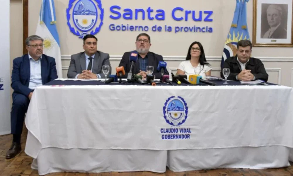 Anuncio del Gobierno de Santa Cruz