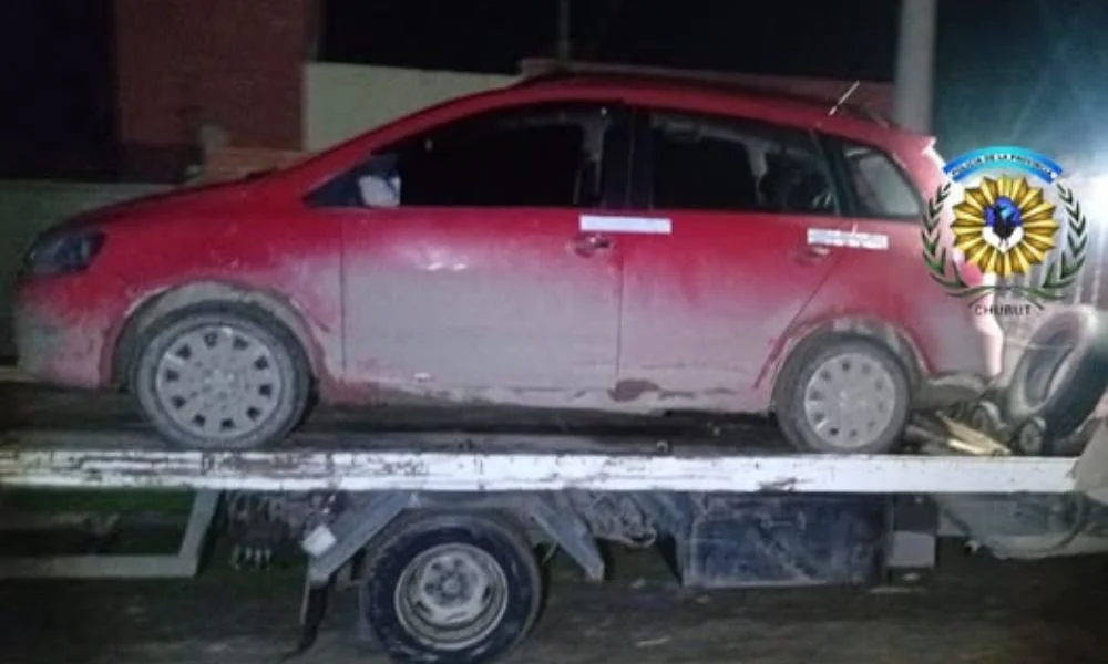 Vehículo recuperado. Foto Prensa Policía del Chubut