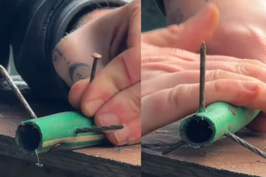 Cuenta extrajera que enseñaba a hacer herramientas de defensa caseras