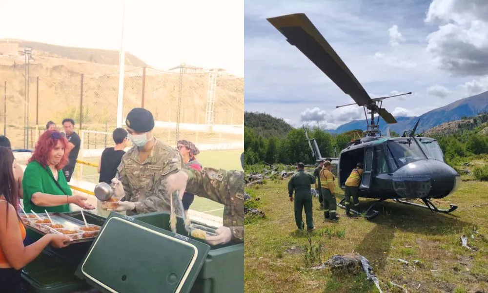 Asistencia del Ejercito en Chubut