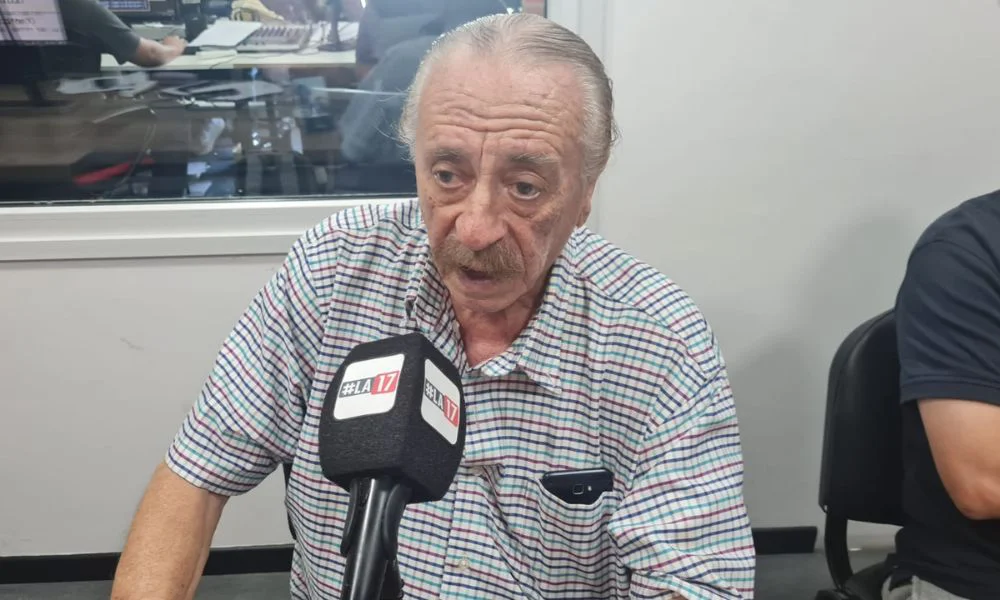 Eduardo Bagnato en los estudios de lu17