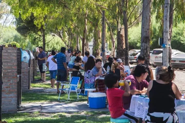 feriado en el Parque Recreativo Municipal de Rawson