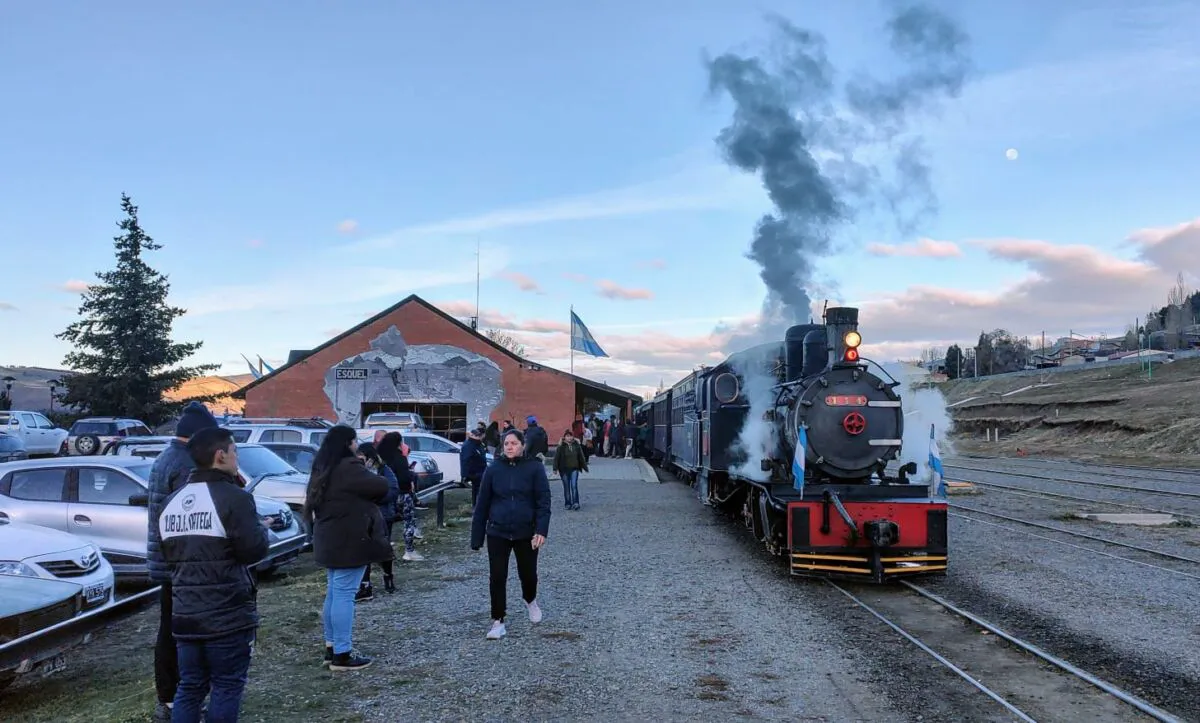 La Trochita en su viaje aniversario