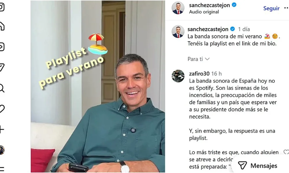 Playlist Pedro Sanchez