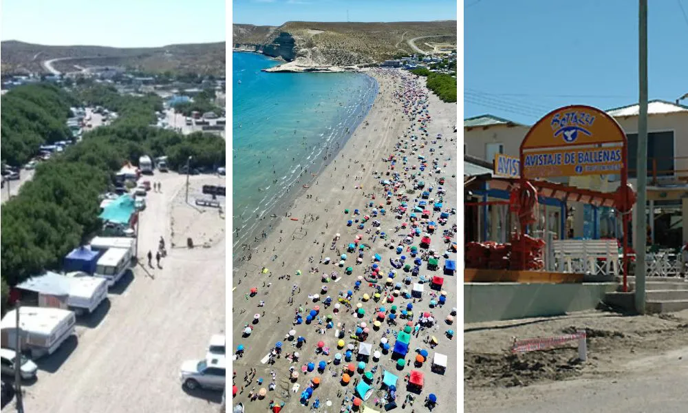 Puerto Pirámides tríptico