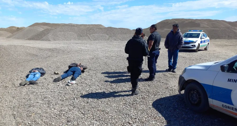 Delincuentes oriundos de Trelew detenidos en El Doradillo.