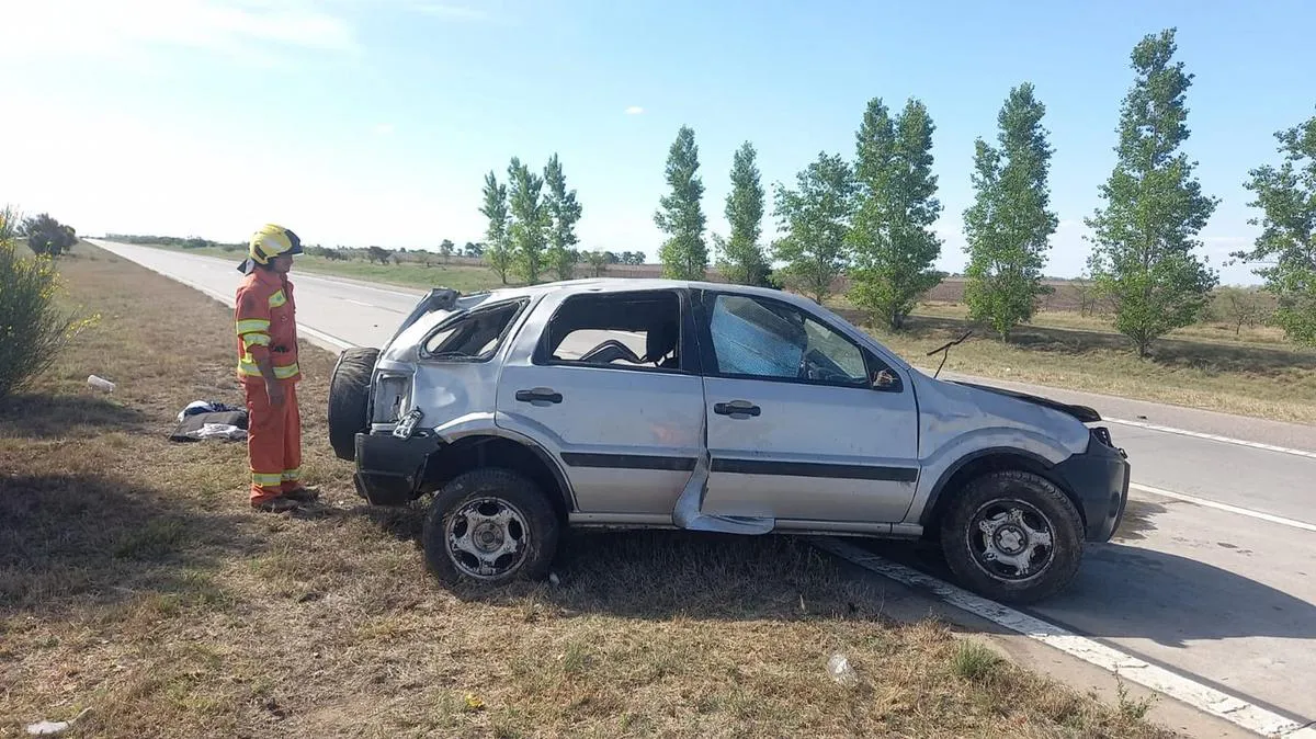 Dos fallecidos en la autopista Rosario Córdoba