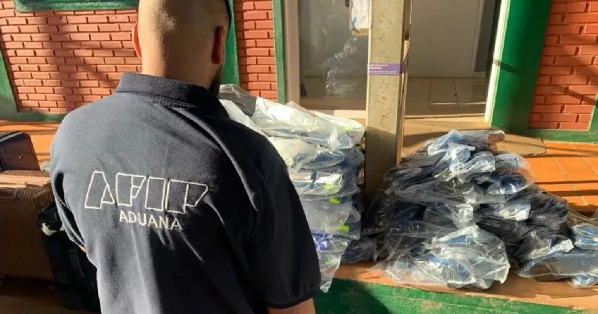 Materiales industriales incautados por la aduana