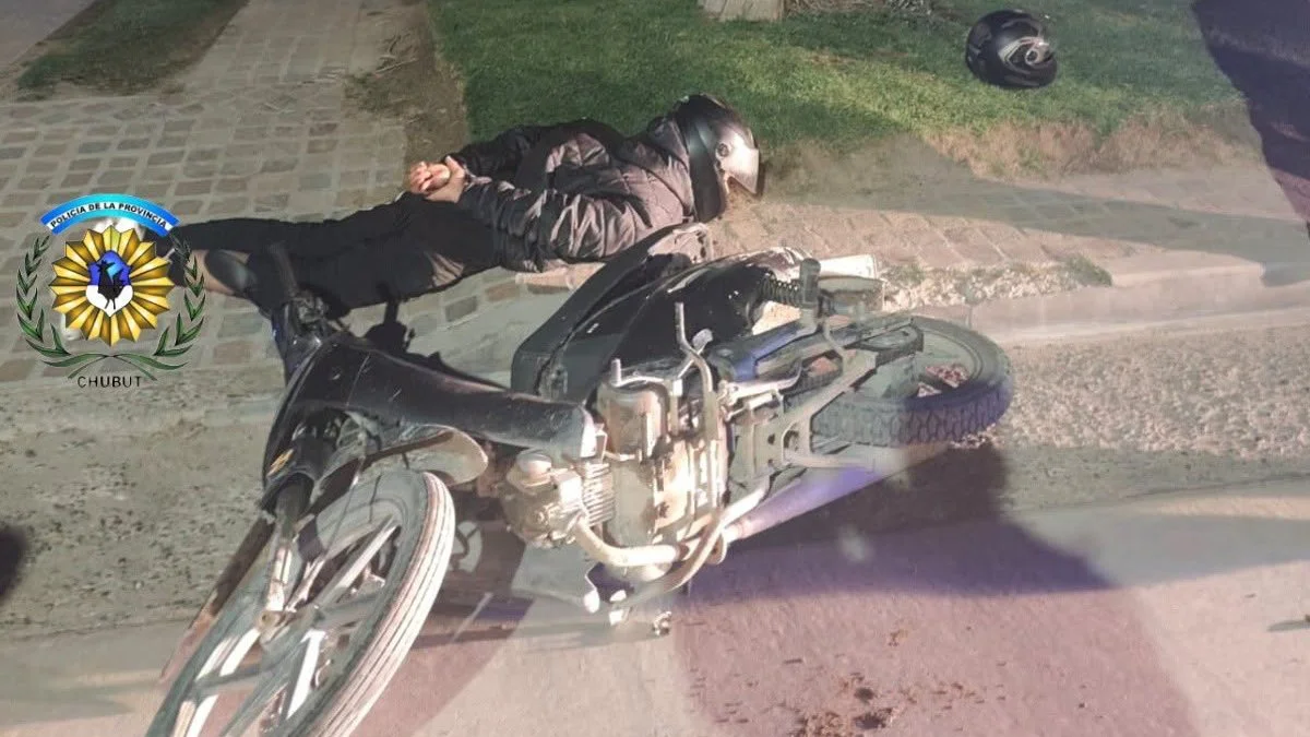 Detenido luego de una persecución en moto