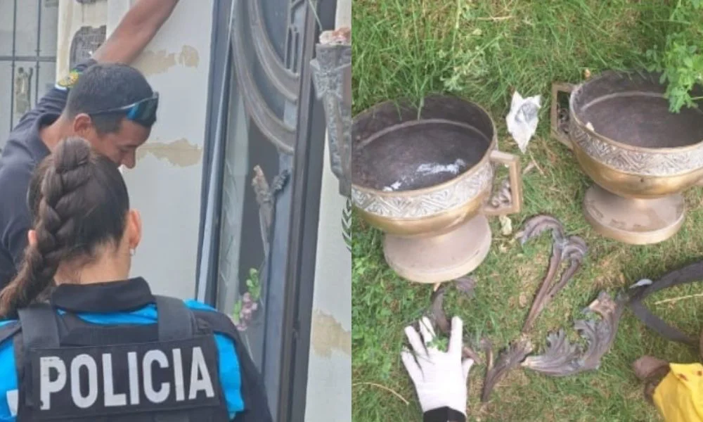 Robo en el cementerio