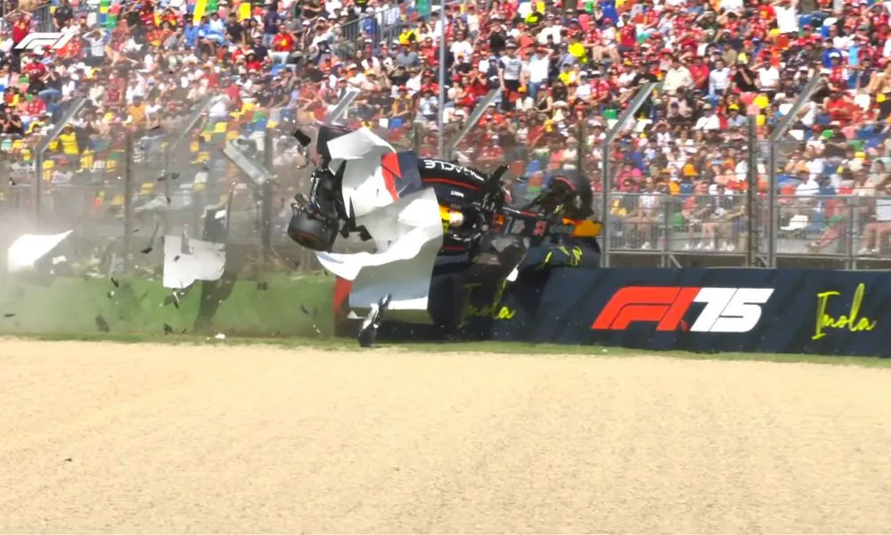 Accidente de Yuki Tsunoda