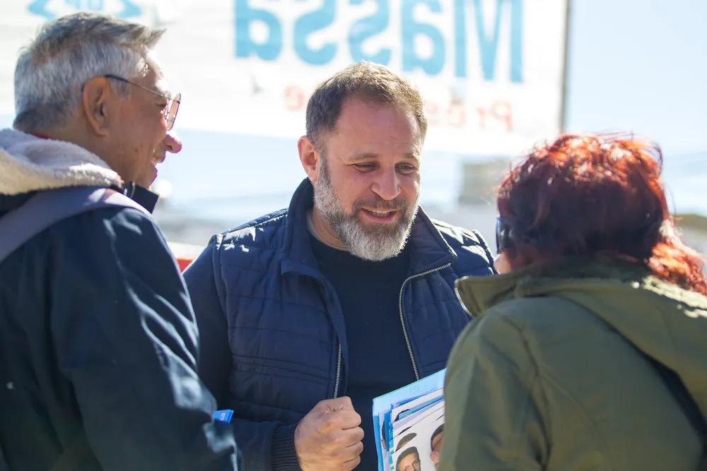 José Glinski redobló la militancia.