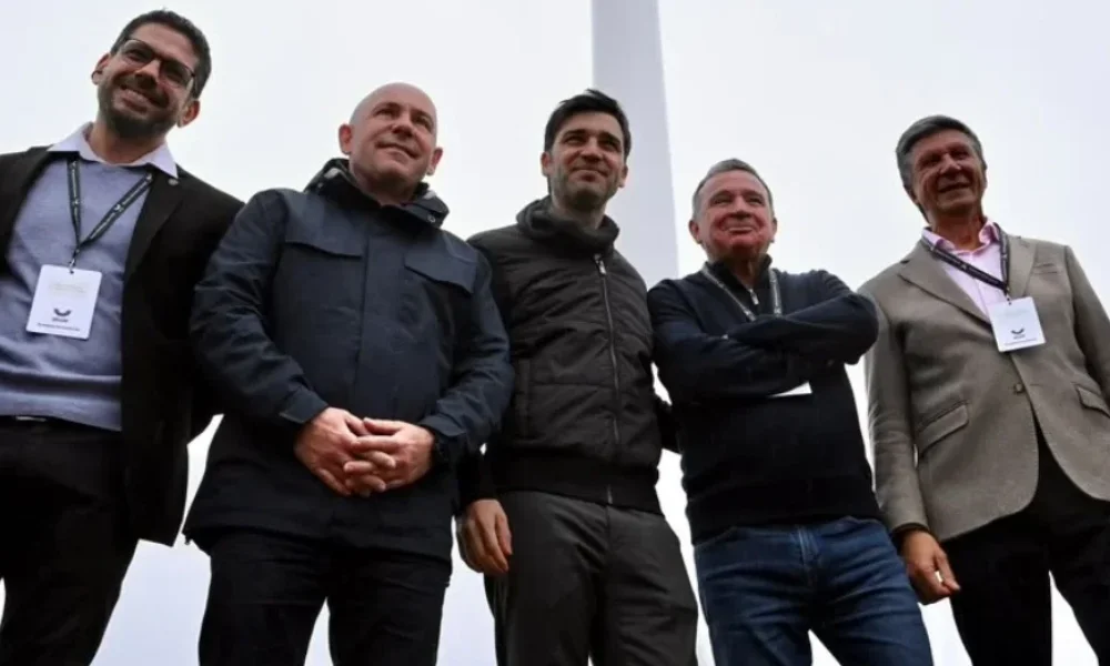 Inauguración del parque eólico de ALUAR