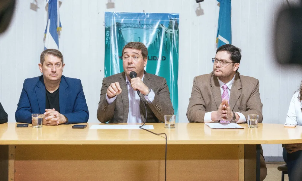 Damián Biss anuncio de obras