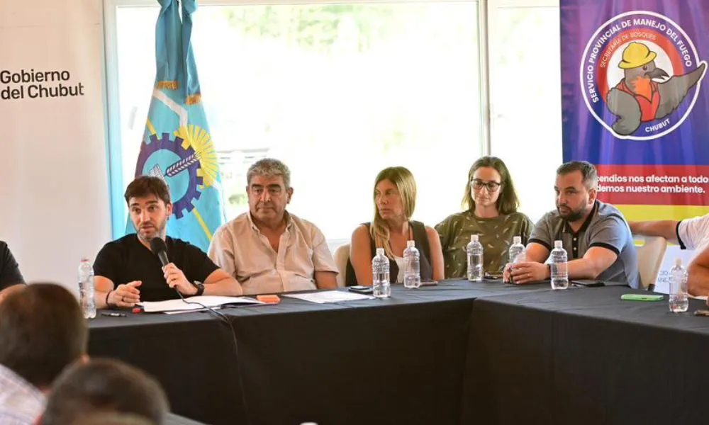 Gabinete de Chubut en la cordillera