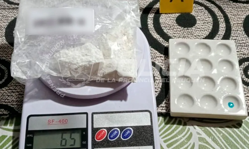 Secuestro de Cocaína en Neuquén