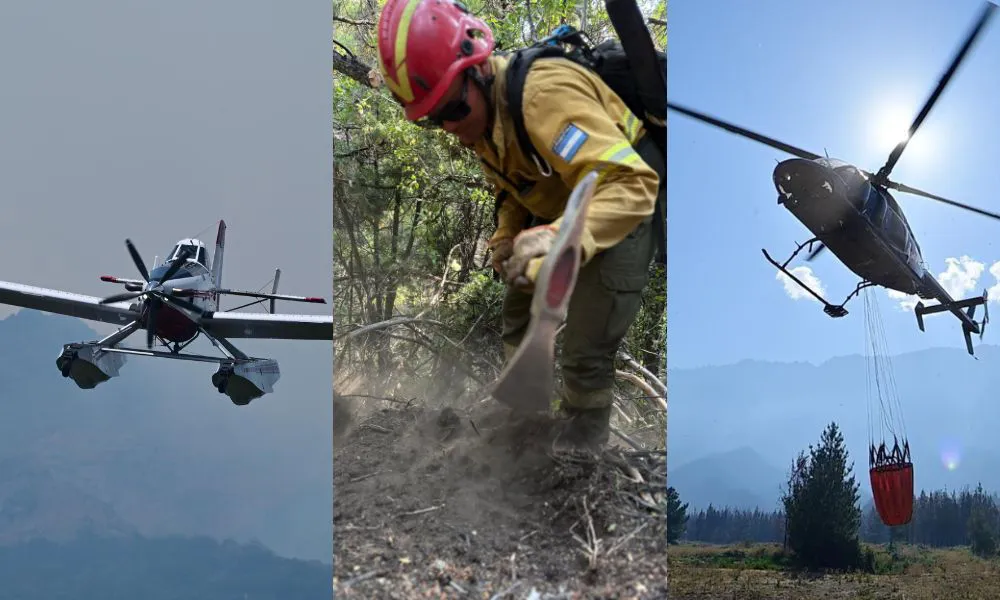 Incendios en Chubut