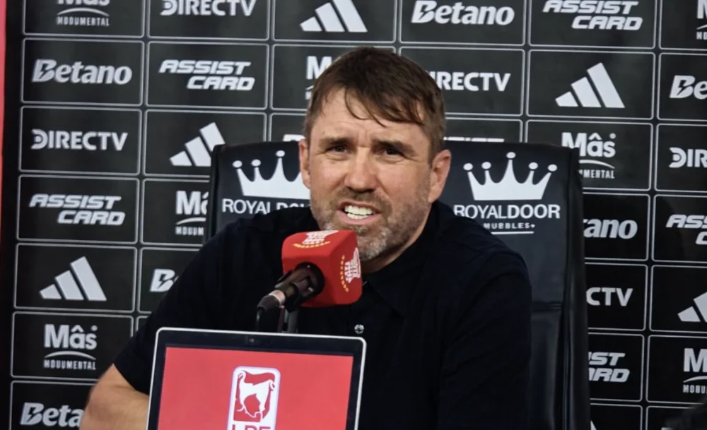 El entrenador habló tras su primer partido en el Monumental.