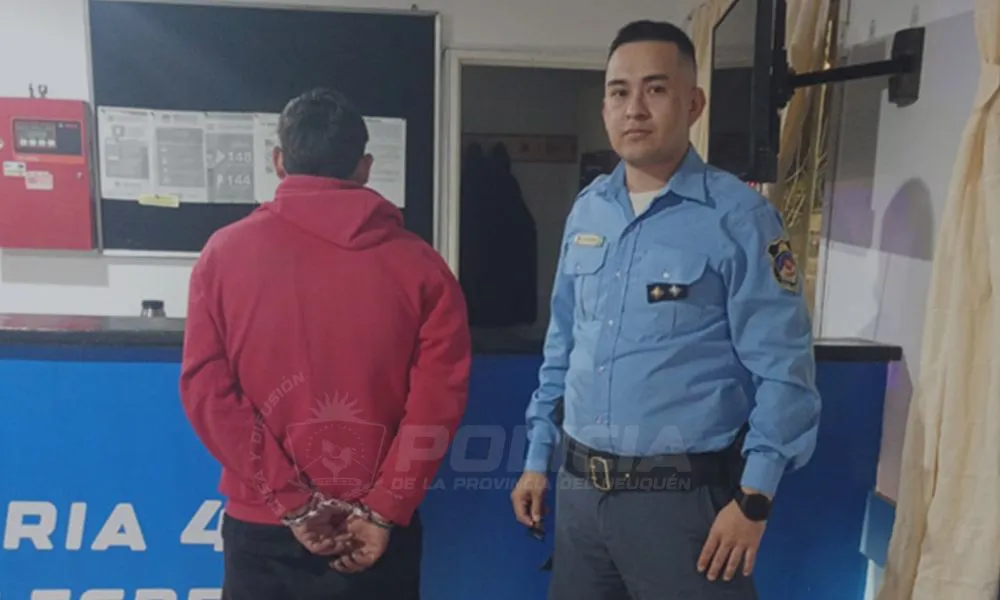 Detenido con cuatro pedidos de captura en Neuquén