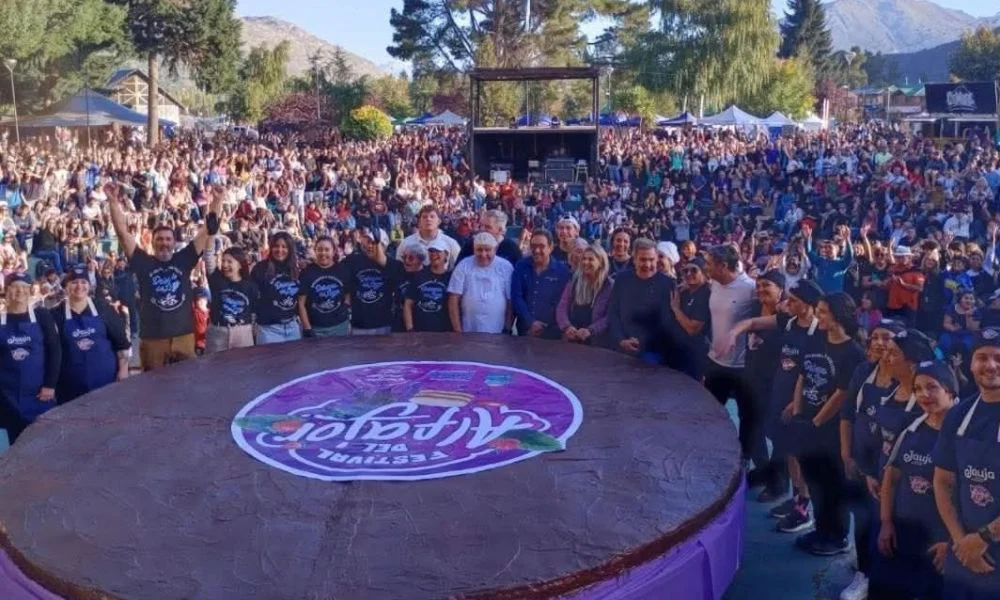 Lago Puelo rompió una marca con un alfajor