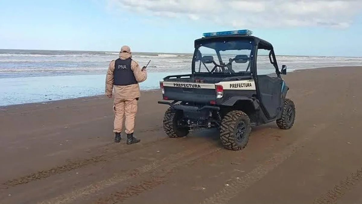 Búsqueda de Prefectura en Santa Teresita. Foto Prensa Prefectura