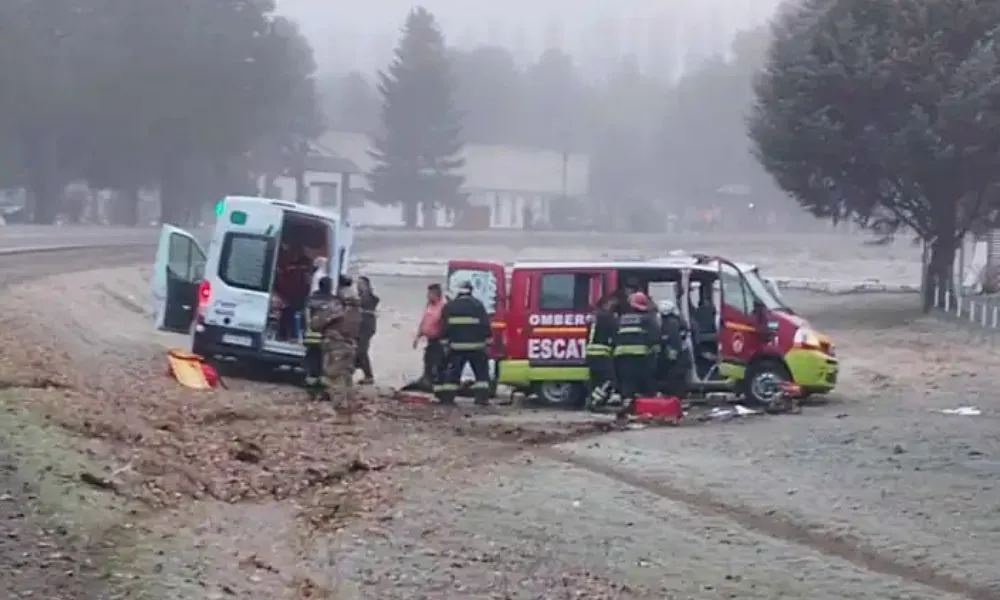 Accidente de bomberos en la Ruta 40