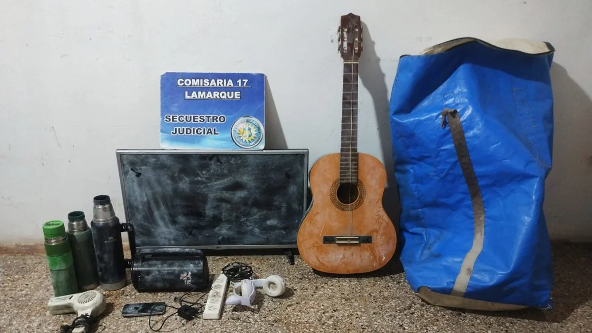 Detuvieron en Lamarque a un hombre