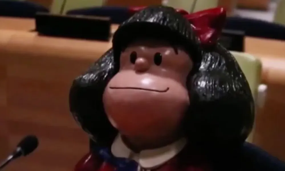 Mafalda festejo los 60 en la ONU