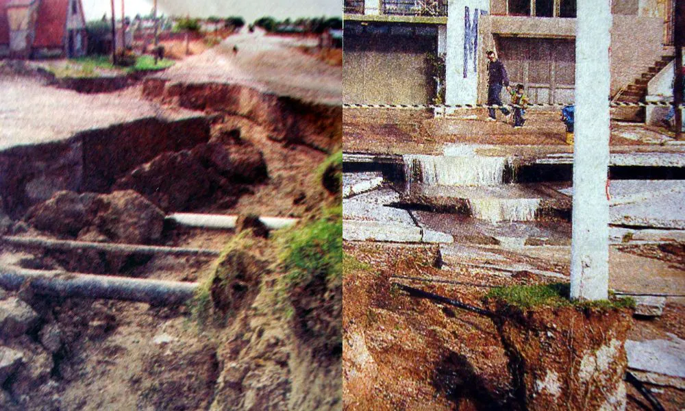 27 años de la gran inundación de 1998 en Madryn